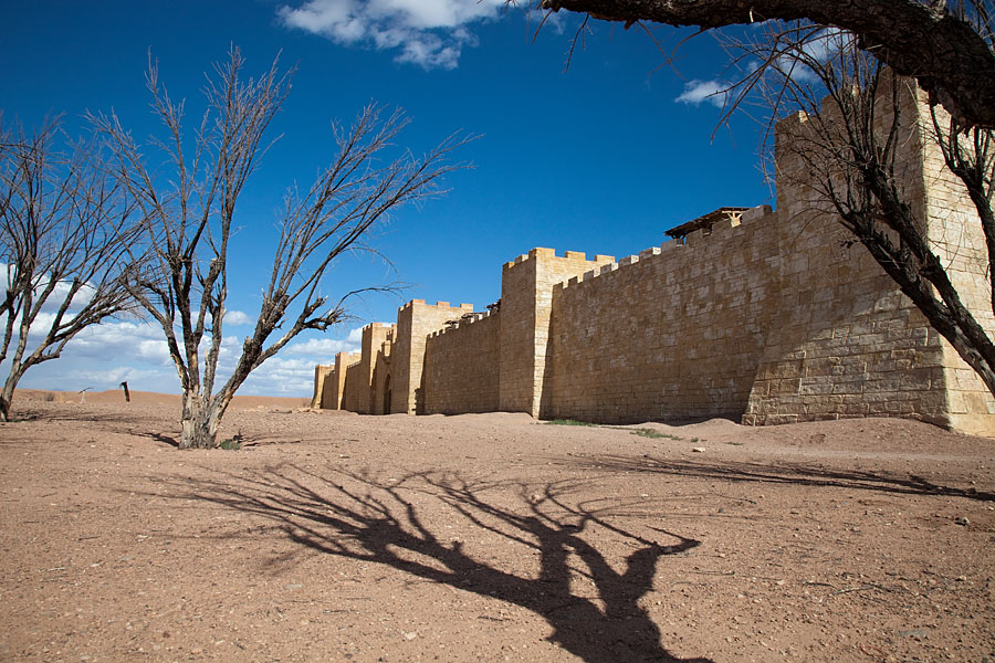  Jerusalem   filmset from Kingdom of Heaven near Ouarzazate   Morocco